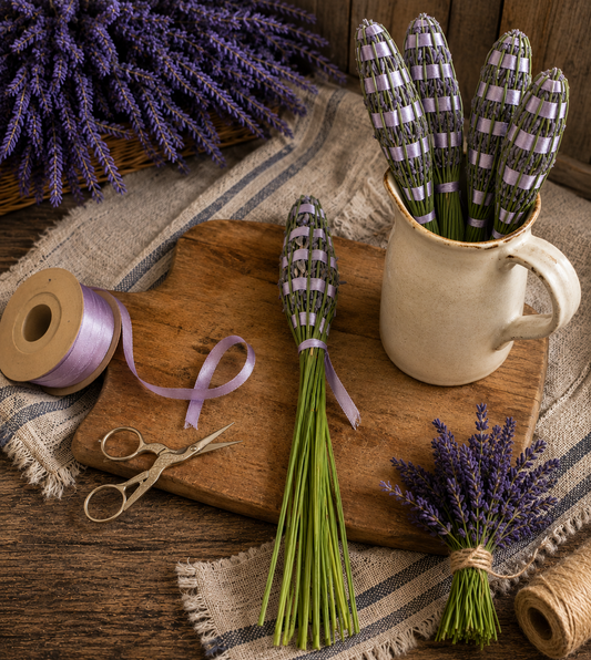 Handwoven Lavender Wand – Handmade Lavender Gift