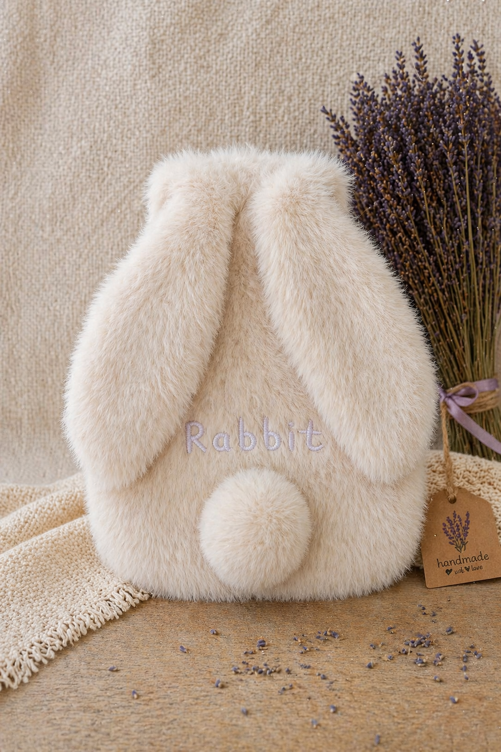 Lavender bunny bag