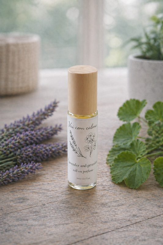 Herbal roll-on perfume collection