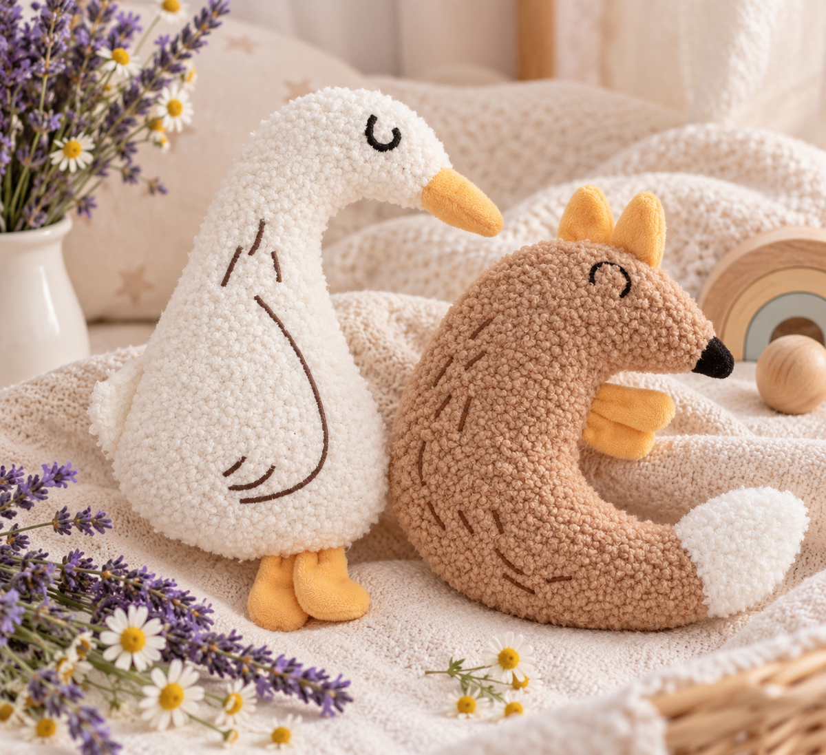 Lavender Goose & Fox