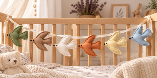 Lavender Bird Garland