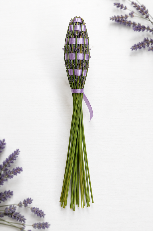 Handwoven Lavender Wand – Handmade Lavender Gift