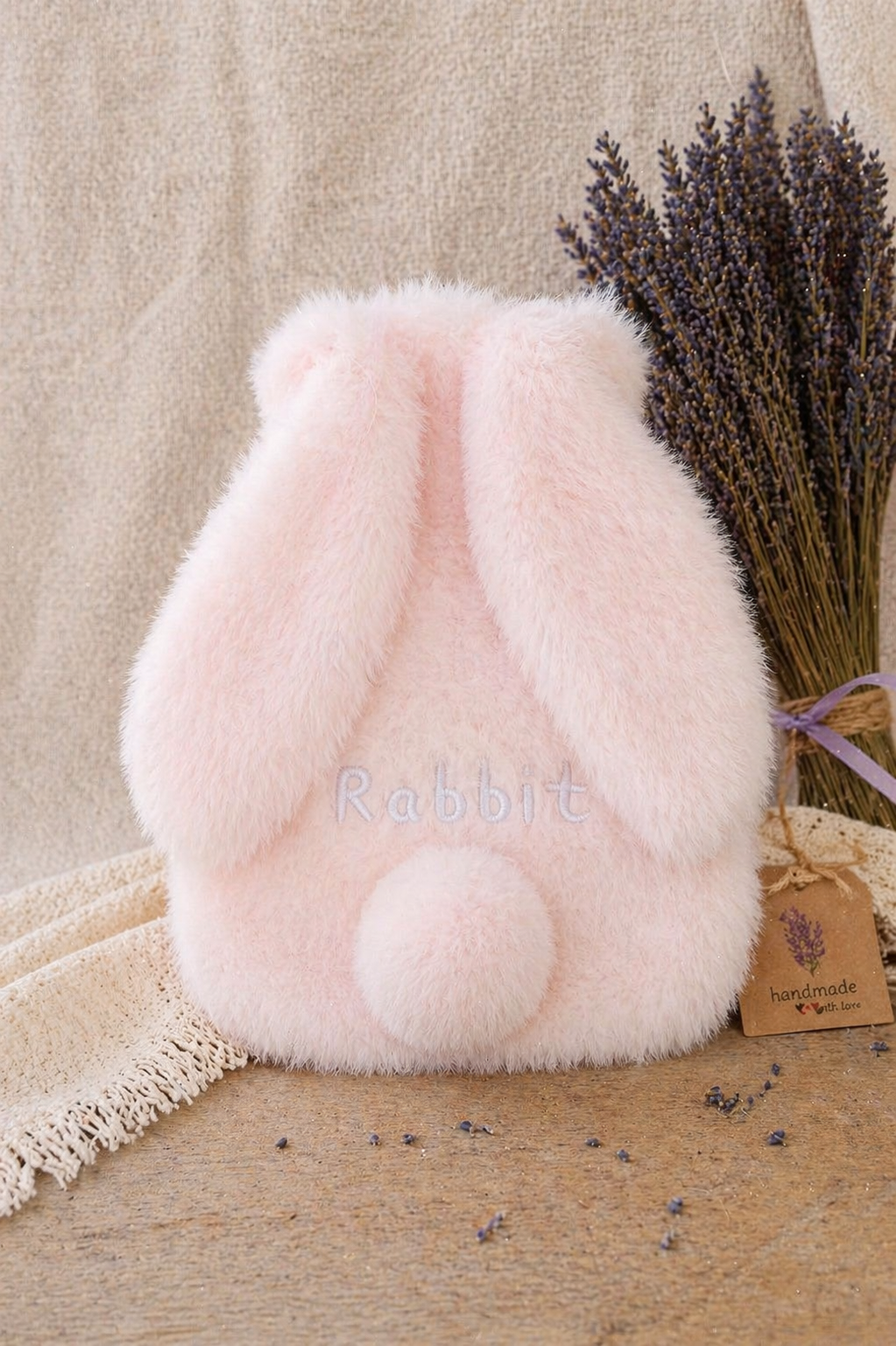 Lavender bunny bag