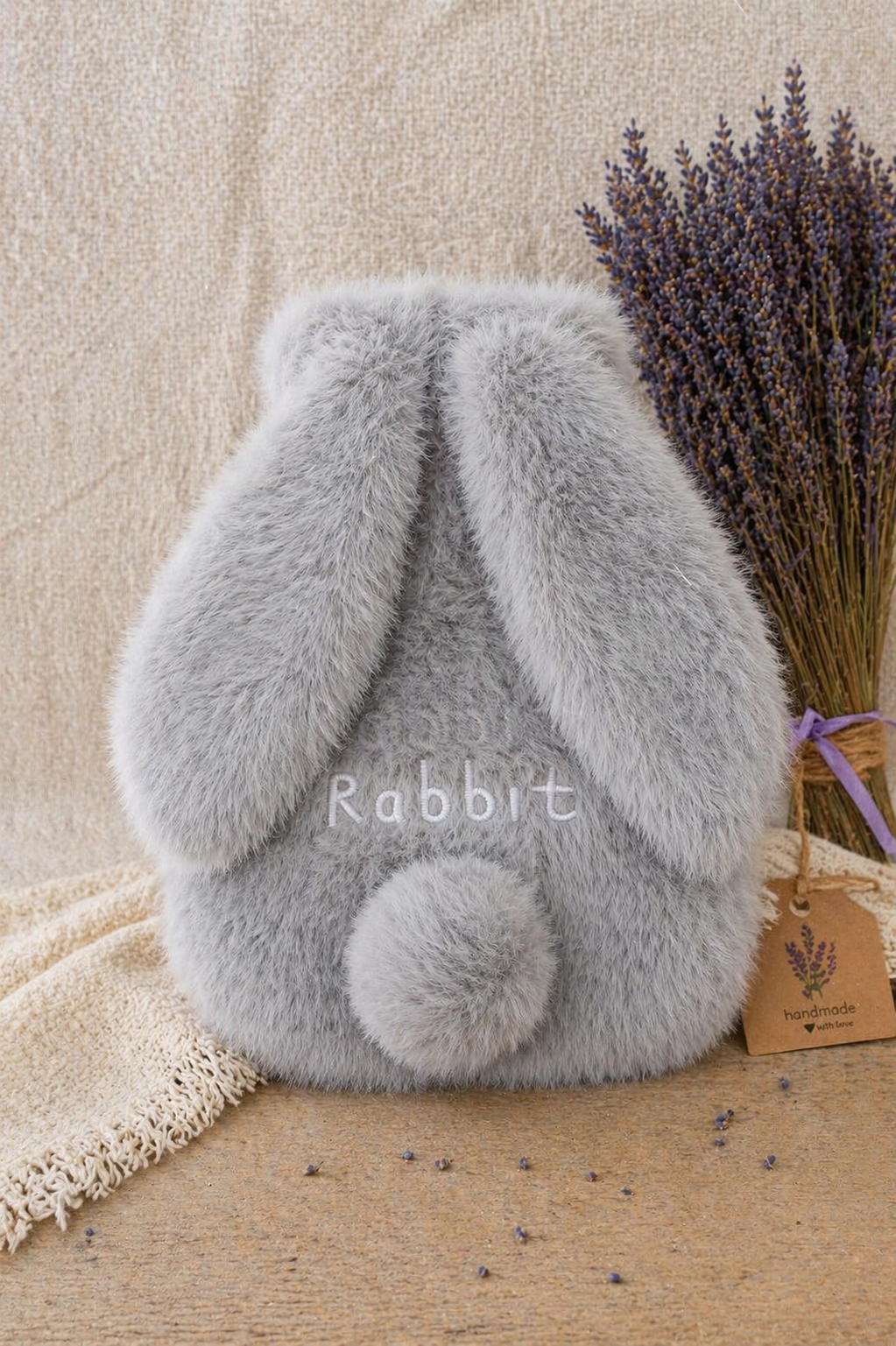 Lavender bunny bag