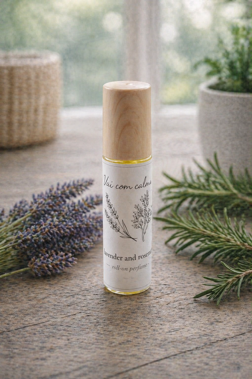 Herbal roll-on perfume collection