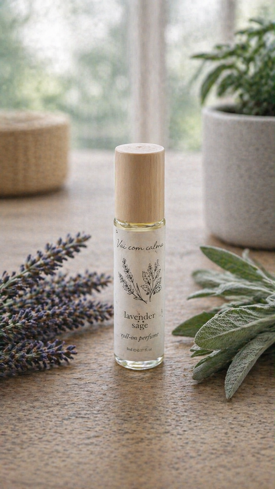 Herbal roll-on perfume collection