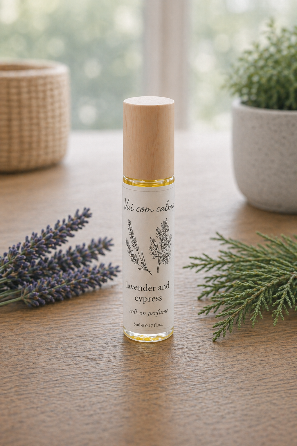 Herbal roll-on perfume collection