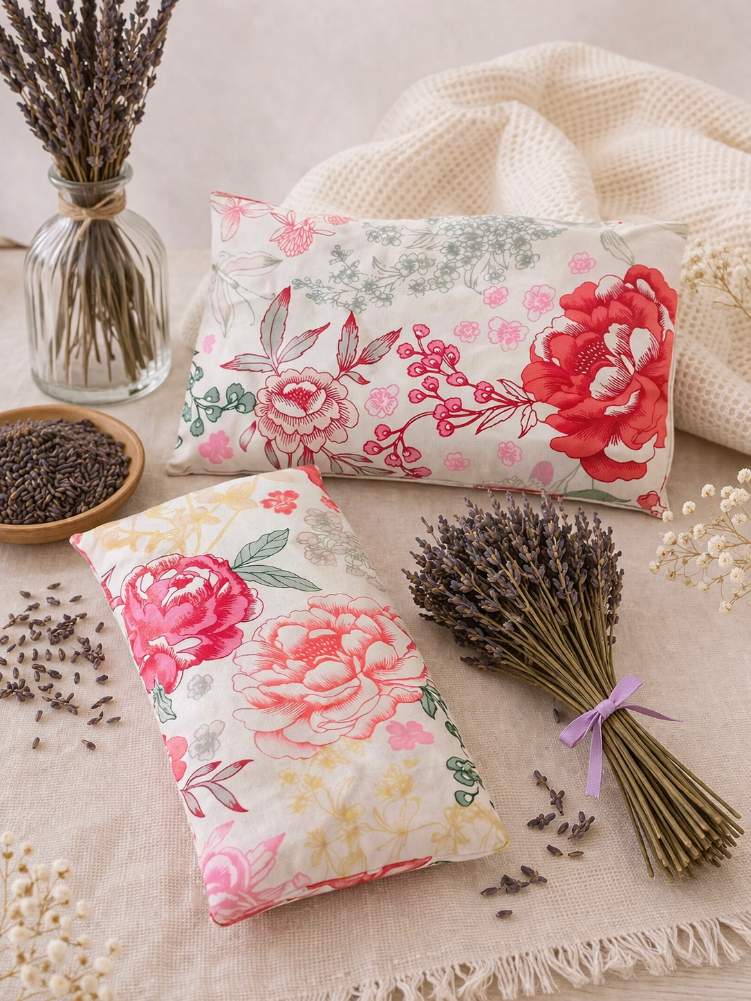 Lavender Thermal Bag & Eye Mask