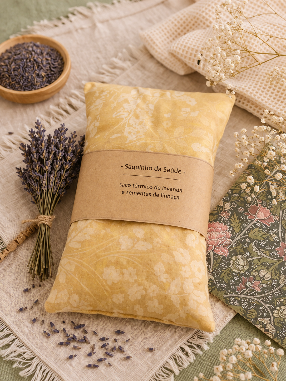 Lavender Thermal Bag & Eye Mask