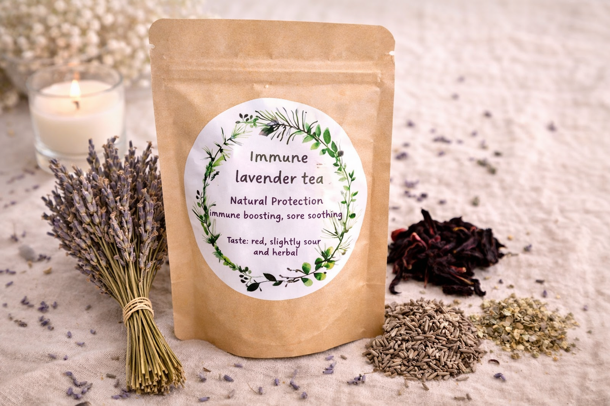 Lavender tea blends