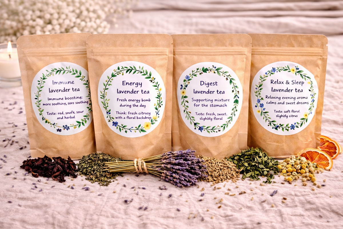 Lavender tea blends