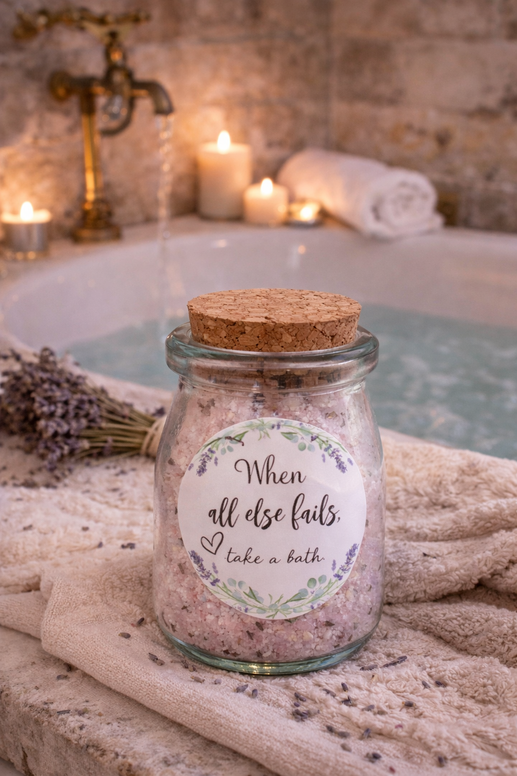 Lavender & Sea Salt Body Scrub