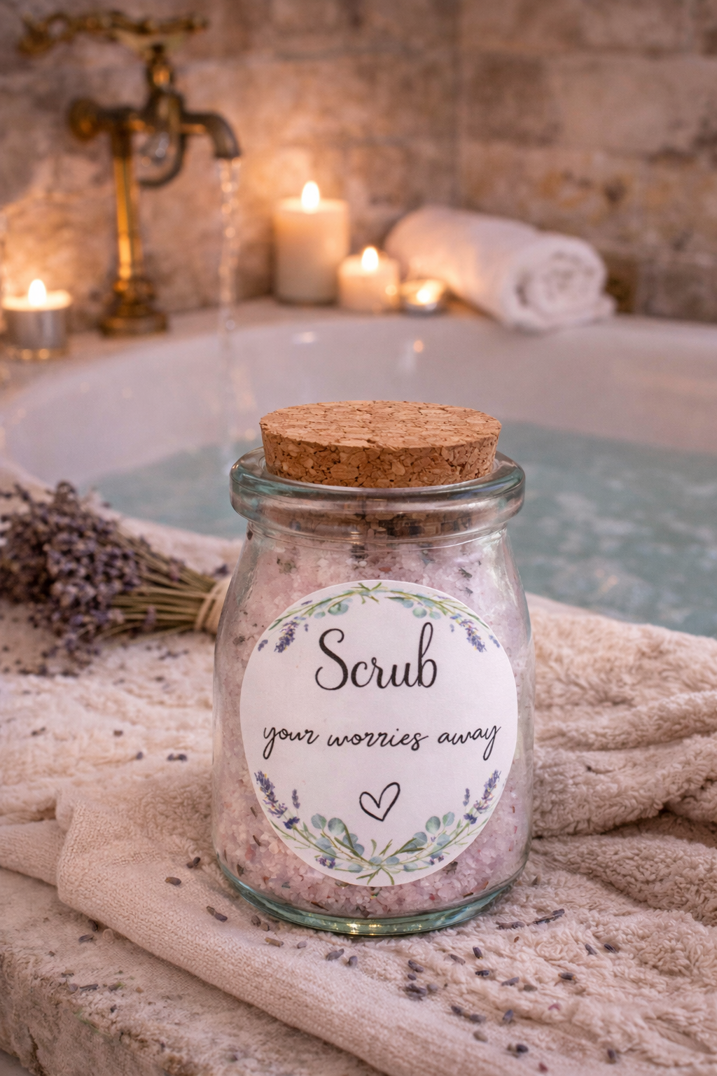 Lavender & Sea Salt Body Scrub