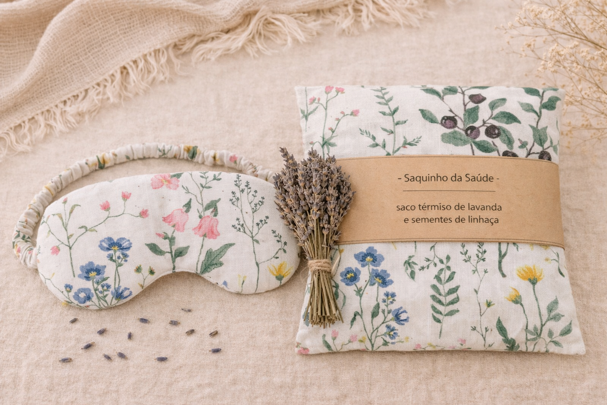 Lavender Thermal Bag & Eye Mask