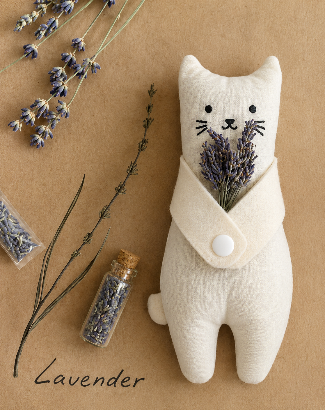 Lavender Cat – Handmade Aromatherapy Companion