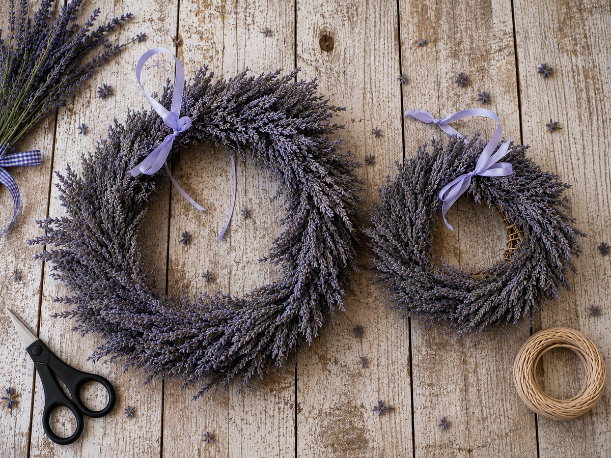 Handcrafted Lavender Wreaths