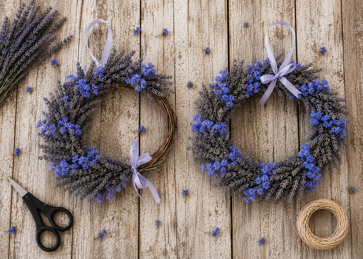 Handcrafted Lavender Wreaths